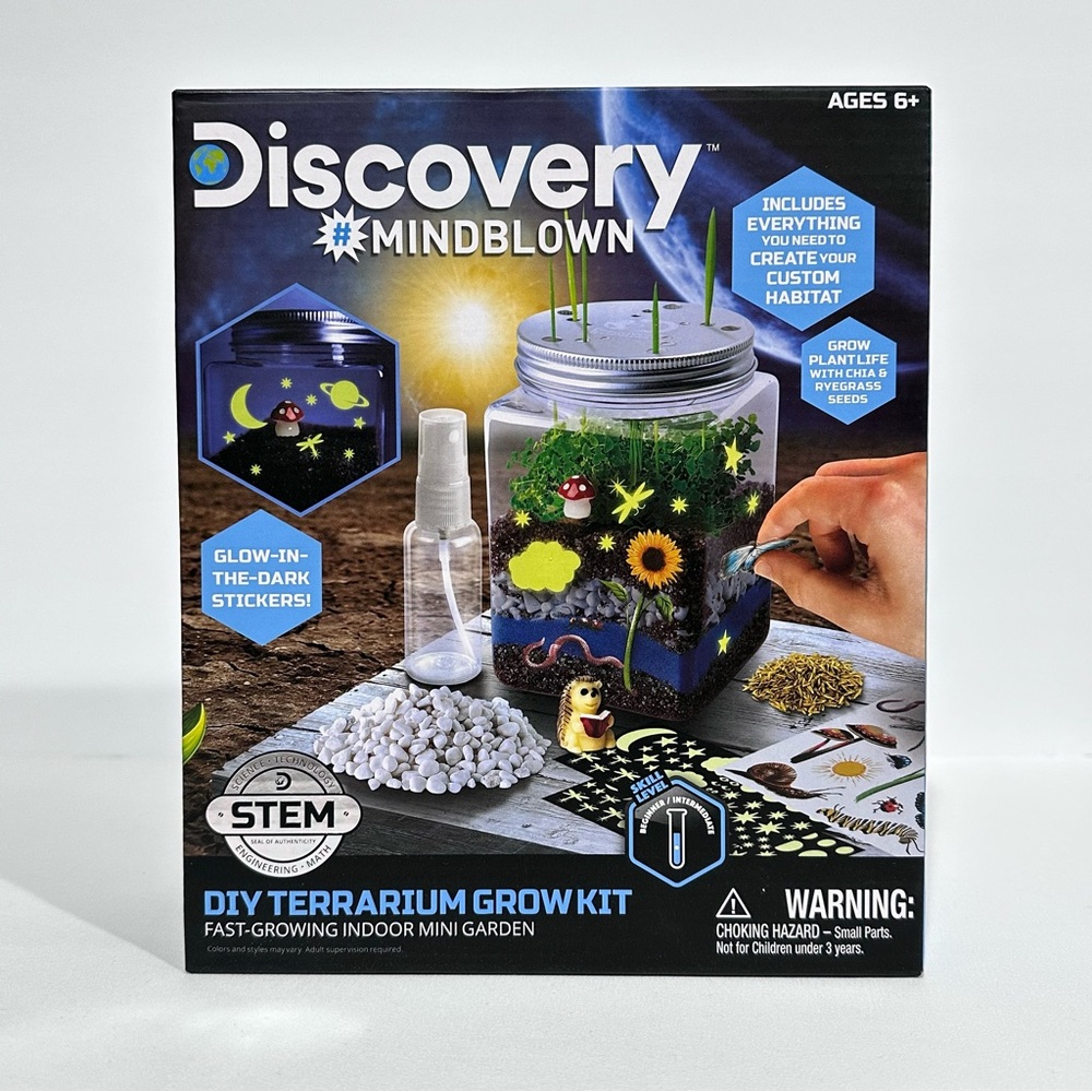 Discovery Mindblown DIY Terrarium Grow Kit
